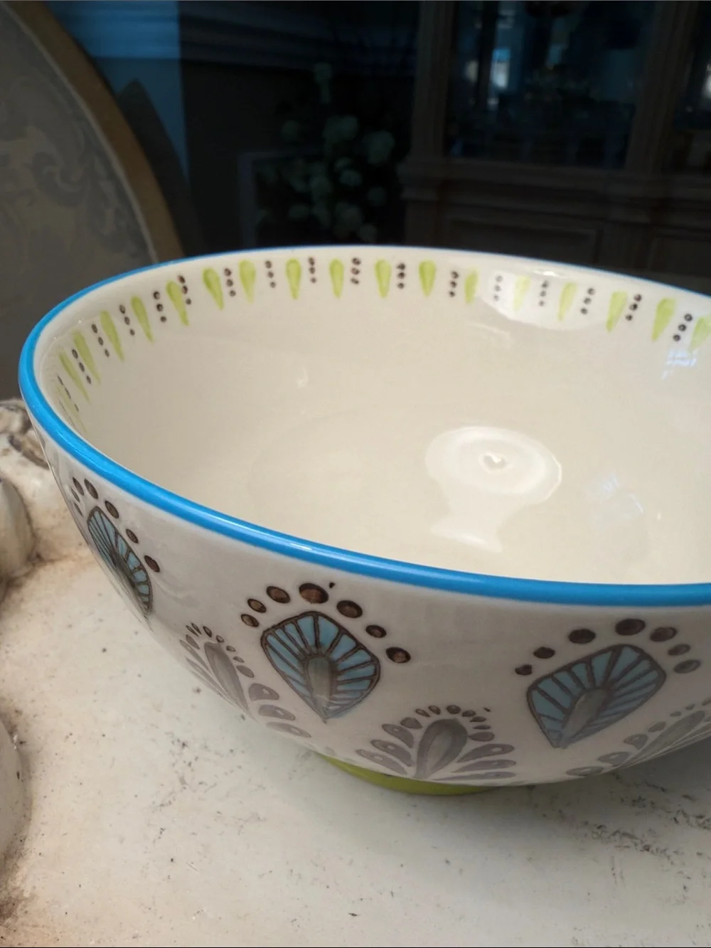 Pier 1 “Ellie Peacock” Bowls (2)